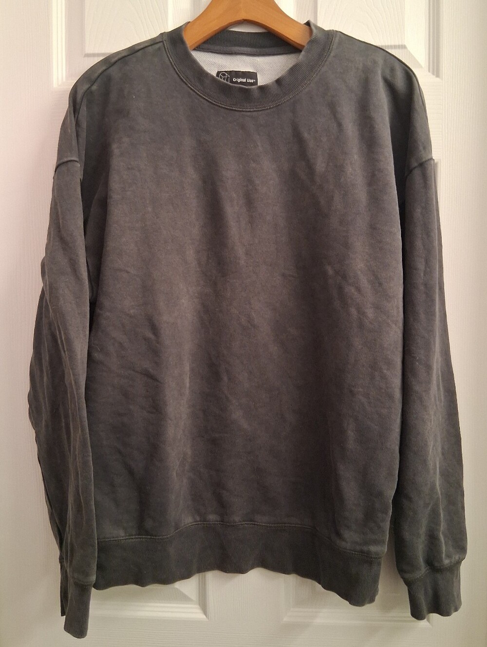 Mens Original Use Gray Sweatshirt Small